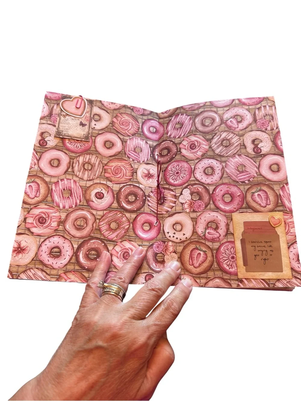 Handmade Junk Journal Love Theme One of a Kind!